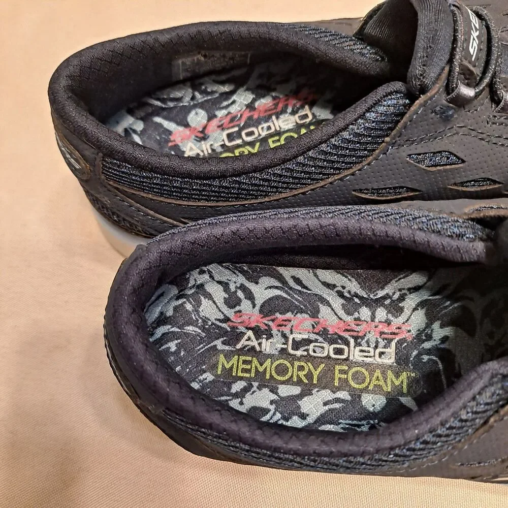 Skechers Women's Gratis Breezy City 22773 Sneakers Size 6 Lightweight Navy Blue